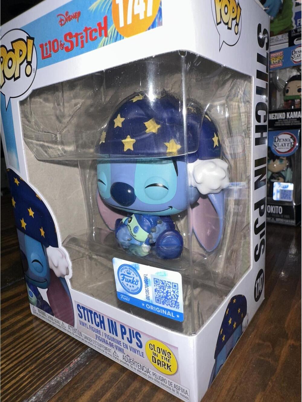Funko Pop! Disney Lilo & Stitch Stitch in PJs Glow in the Dark #1747